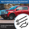 Nissan Maxima 4pcs Tie Rod End Links (2000-2003)