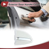 Toyota Corolla Pearl White Exterior Door Handle Cover Trim (2014-2018)