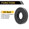 Oil Seal 5 Pcs Seal Ring Rotary Shaft Seal NBR Rubber 22x52x10mm Black