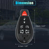 Dodge Chrysler Keyless Entry Remote Key Shell Cover (No Chip)