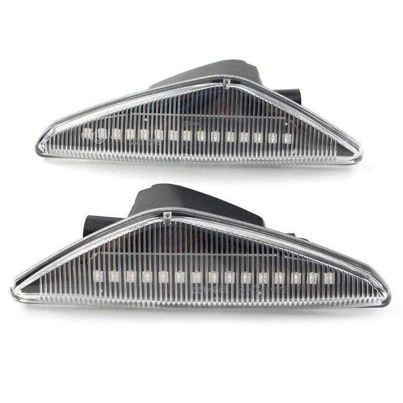 BMW X3 F25 X5 E70 X6 E71 E72 Clear LED Fender Side Marker Turn Signal Light