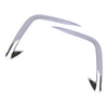 Hyundai Tucson Chrome Front Fog Light Eyebrow Cover Trim (2022-2023)