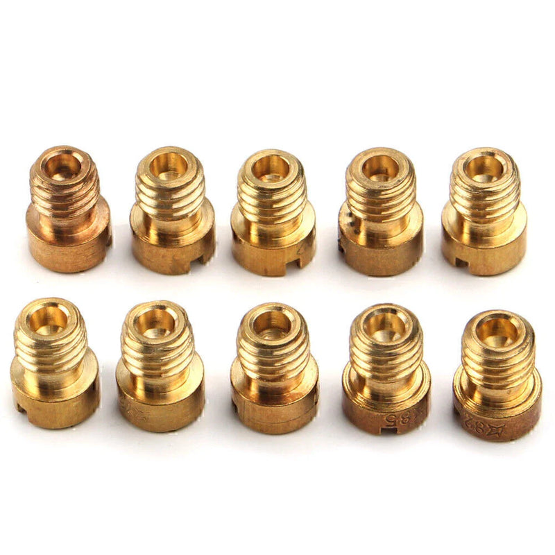 Dellorto Carburetor 10 Pcs 5MM Main Jets Nozzle Set (75-98)
