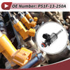 Mazda GDI (P51F-13-250A) 1 Pc Black Fuel Injector