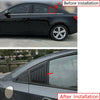 Chevy Cruze Limited Matte Black Side Vent Scoop Louver Trim (2010–2015)