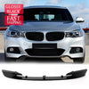 BMW F34 335i 328i Glossy Black Front Spoiler Lip Bumper Splitter (2014-2019)