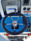 Boat Steering Wheel 350mm Diameter Stainless Spokes & Speed Knob Hub