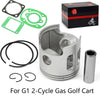 Yamaha G1 Golf Cart Oversize 0.25mm Piston Gasket Kit & Ring (1978–1989)
