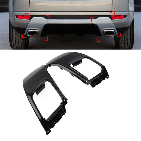 Land Rover Range Rover Evoque Rear Bumper Tail Exhaust Pipe Trim (10-18)