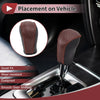 Subaru Forester Brown Faux Leather Gear Shift Knob Cover (2006-2012)