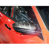 Honda Civic 10th 2016-2021 Real Carbon Fiber Add-on Side Mirror Cover Caps