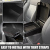 Ford Ranger (2019-2021) Black Red Stitch Car Center Console Armrest Cover