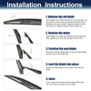 Ford Fiesta MK6 Rear Windshield Wiper Blade 300mm (2008-2016)