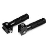 Universal Motorcycle Bike Black  pcs CNC Folding Rear Foot Pegs