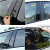 Hyundai Elantra 8x Glossy Black Door Trim Window Pillar Posts (2017-2020)