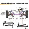 Toyota Camry 6 Pcs Tie Rod Sway Bars (2007-2011)