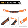 Jeep Wrangler Roof Rope Handle Orange Roll Bar Grab Handles