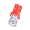 Car Interior Lighting 10pc T10 W5W 5SMD Red LED Dome Bulb