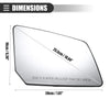 GMC Acadia Black Clear Front Right Rearview Mirror Glass