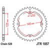 Yamaha YFZ450 YFZ450R YFZ450X 40T Rear Steel Sprocket