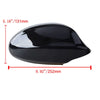 BMW E90 E91 325i 328i 335i Right Side Mirror Cover Cap Gloss Black (2005-2008)