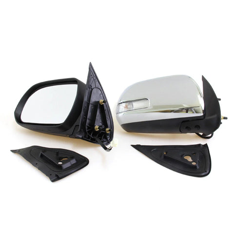 Toyota Hilux MK7 SR5 Hilux Chrome Electric LED Door Wing Mirror