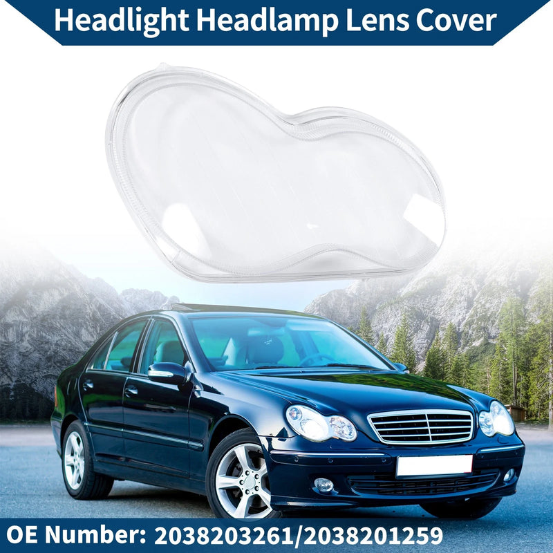 Mercedes-Benz Front Right Headlight Lens Cover (2003-2009)
