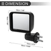 Jeep Wrangler 2007-2017 Tow Mirrors ( No.55077967AB/55077966AB)