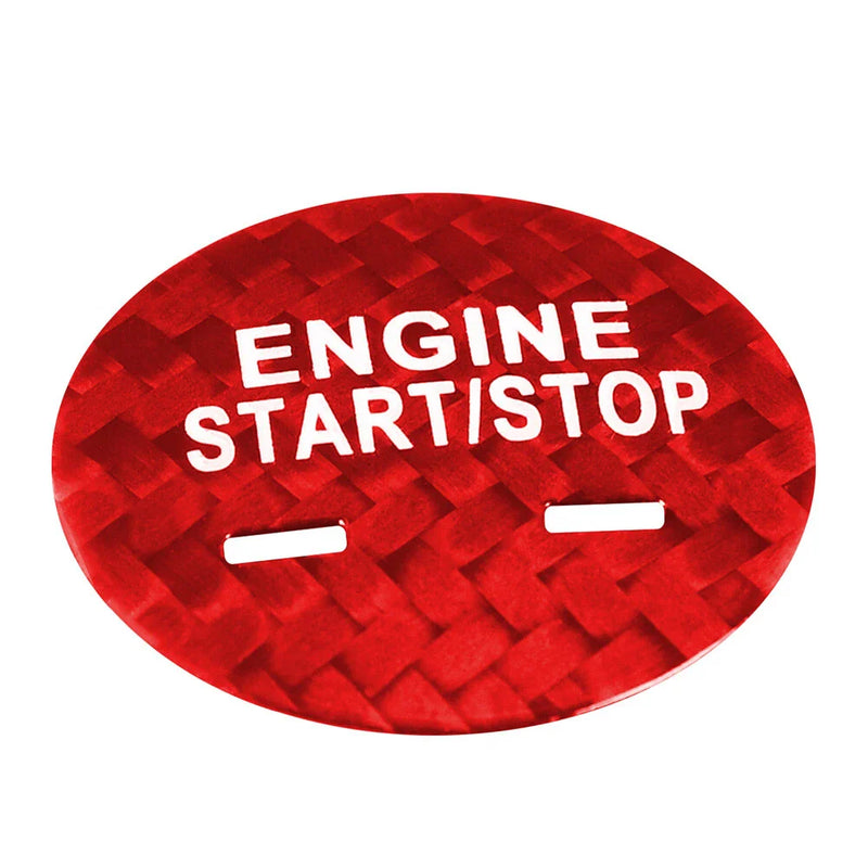 Cadillac XTS XT5 CT6 SRX CTS Red Engine Start Stop Button Trim (2013-2020)