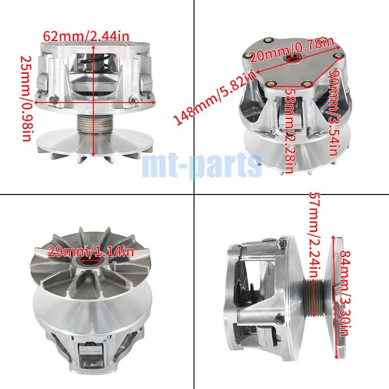 Polaris MAGNUM 325 4X4 Clutch Variator Pulley Set (1999-2002)