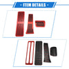 Ford Explorer (2020-2023) Red 3 Pcs Gas Brake Foot Rest Pedals