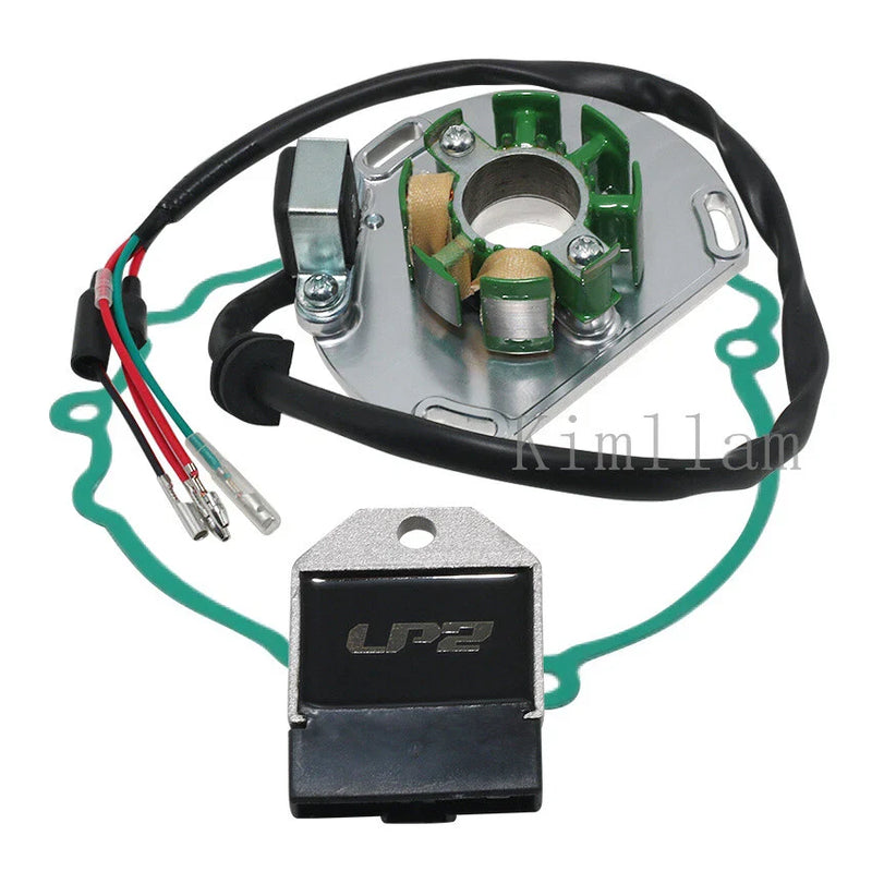 KTM 125 200 SX EXC MXC Stator Coil, Regulator, Gasket (2000-2004)