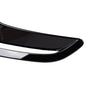 BMW X5 F15 2 x Black Side Wing Air Draft Fender Trim (2014-2016)