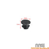 Harley CVO Street Glide FLHX Black Inner Fairing Mirror Hole Plugs (2014-2023)