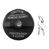 Jeep Wrangler, Dodge Black Locking Gas Fuel Cap (2007-2018)