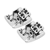 Harley Touring Electra Glide Chrome Trunk Lock Hinges (1988-2013)