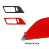 Ford Mustang Carbon Fiber Interior Door Handle Trim Covers (2015-2022)