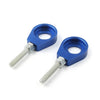 Dirt Bike Quad ATV CRF50 SSR Blue 15mm Chain Adjuster Tensioner Blocks