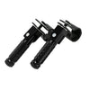 Motorbike Black CNC Folding Rearsets Footrest Pegs