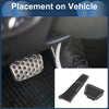BMW 3 Black Carbon Fiber Set Foot Accelerator Pedal Covers