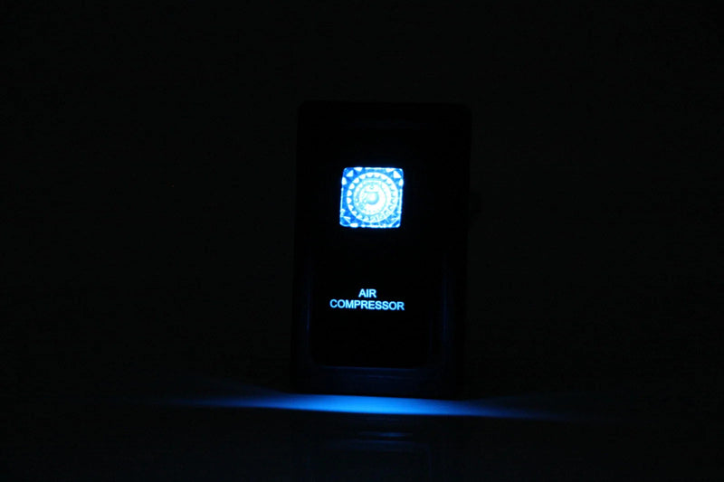 Air Compressor - Clean & Tidy Design Dual LED Backlit Rocker Switch