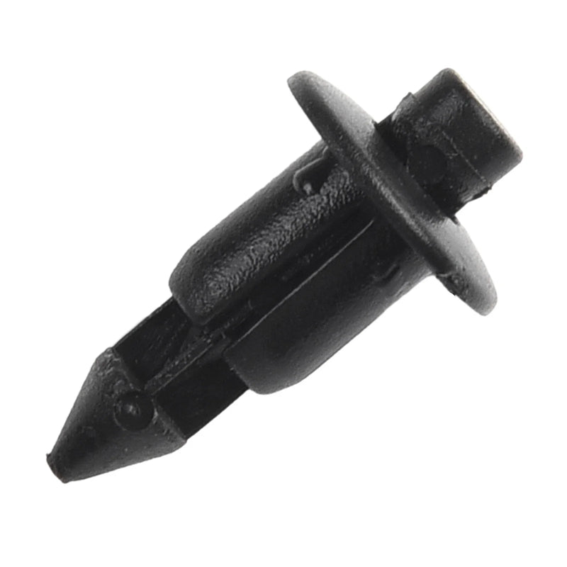 Retaining Fairings 20pcs Black Plastic Panel Fastener Clips 6mm Hole