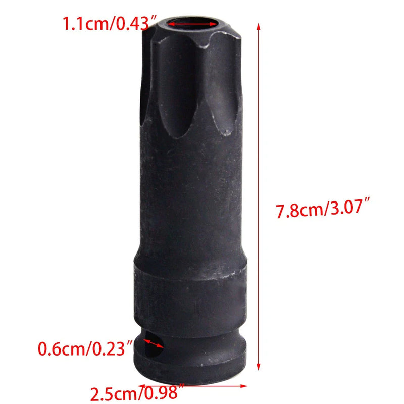 Mercedes Benz M271 M270 1/2" Dr Spline Female Hollow Camshaft Socket