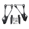 Kawasaki Ninja ZX6R Black Rear Passenger Footpegs (2005-2008)
