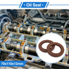 Oil Seal 70x110x13mm Brown 2 x Pcs FKM Rubber