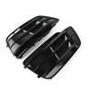 Audi Q5 SQ5 Black Front Bumper Fog Light Grille Covers (2018-2022)