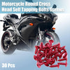 Motorcycle Car 30pcs Round Cross Head Self Tapping Bolts Screws