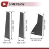 Nissan Qashqai (2008-2013) Carbon Fiber Black 6pcs Door Pillar Window Trim