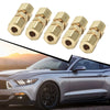 Brass Brake Line Compression Fitting Unions 3/16" OD 5pcs