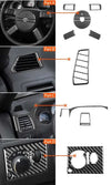 Challenger 2008-2014 Carbon Fiber Interior Steering Wheel Cover Trim Fit
